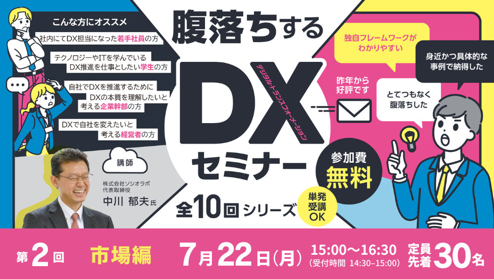 腹落ちするDX セミナー〜市場編〜